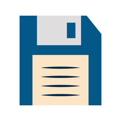 diskette or floppy disk icon image vector illustration design 