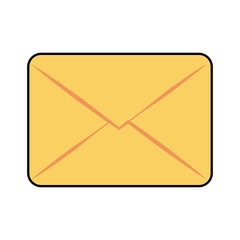 message envelope icon image vector illustration design 