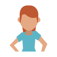 woman avatar icon image vector illustration design  