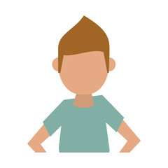 man avatar icon image vector illustration design  