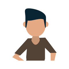 man avatar icon image vector illustration design  