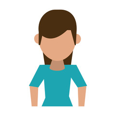 woman avatar icon image vector illustration design  