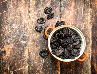 Prunes in a bowl.