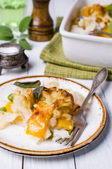 Casserole with pasta