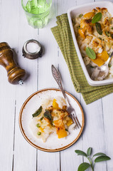 Casserole with pasta