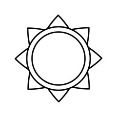 Obraz premium sun icon image