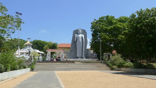 Buddha statue at the Sri Vishnu Maha Devalaya (Dondra temple) Sri Lanka