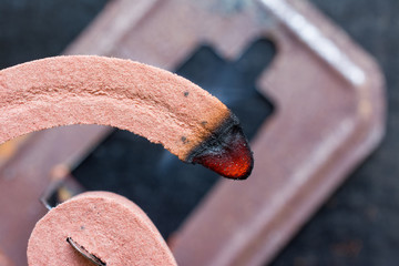 Burning mosquito coil repellent, spiral shape