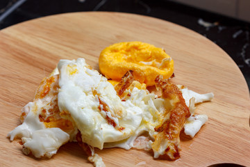 fried egg

