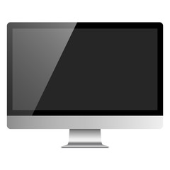 Realistic Desktop Computer Monitor Mockup