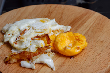 fried egg
