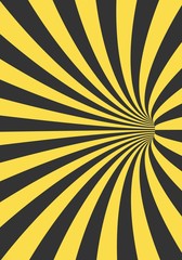 Illustration of Vector Spiral Tunnel Illusion. Vortex Motion Striped Tunnel Background