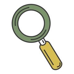 search magnifying glass icon vector illustration design