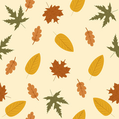 autumnal leaves pattern