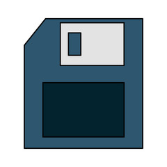 diskette or floppy disk icon image vector illustration design 