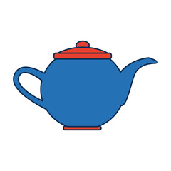 kettle coffee tea hot beverage fresh vector illustration