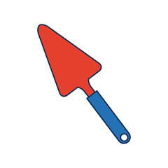 spatula tool cooking kitchen icon vector illustration