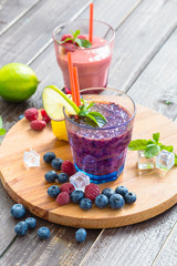 blueberry smoothies