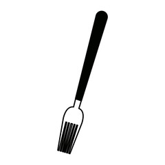 fork cutlery eating utensil kitchen icon vector illustration