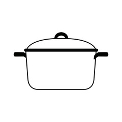 kitchen pot cartoon saucepan of to cooking vector illustration