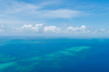 Naklejka na ściany i meble Great Barrier Reef Aerial