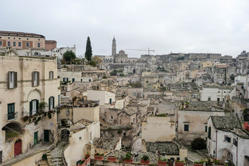 Fototapeta na wymiar View of Matera, Italy