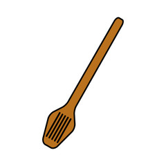 skimmer tool cooking kitchen icon vector illustration