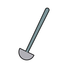 ladle tool cooking kitchen icon vector illustration