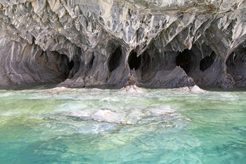 Caves at the General Carrera Lake, Patagonia, Chile