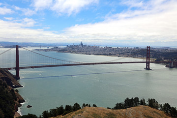 Golden Gate Bridge in San Francisco. California. USA
