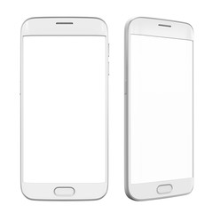 Smart Phone with Blank Screen Isolated