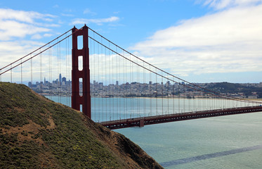 Golden Gate Bridge in San Francisco. California. USA