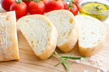 Italian ciabatta bread