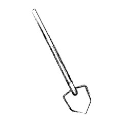 shovel building tools for work instrument for diging vector illustration