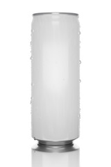 white energy drink tin