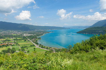 View of the Annecy lake