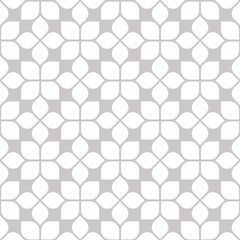 Abstract geometric graphic floral seamless pattern