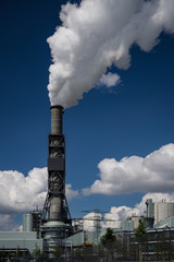 Kraftwerk Esse Wasserdampf Wolken