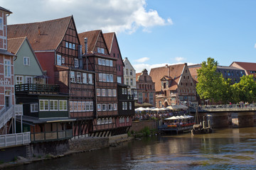 Lüneburg, Ilmenau, Stintmarkt