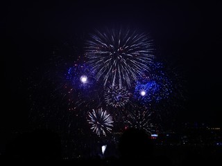 Fototapeta na wymiar New Years Fireworks