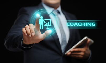 Coaching Mentoring Education Business Training Development E-learning Concept