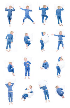 Young child sleeping positions 2 of 2