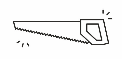 Saw vector icon