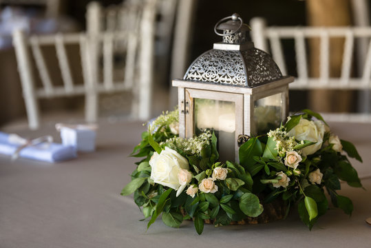 Table served in rustic style