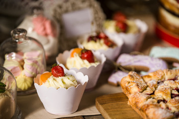 rustic candy bar