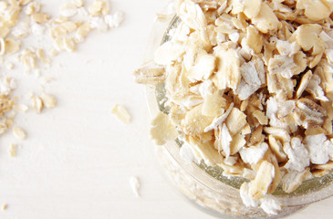 Oatmeal flakes