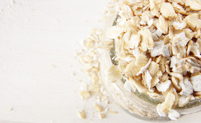 Oatmeal flakes