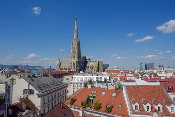 Naklejka premium Vienna, center, Stefansdom, interesting place