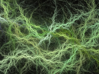 Abstract multicolored illustration on a dark background