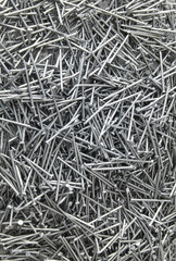 Iron nails texture background